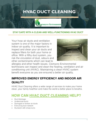 hvac duct cleaning in NYC