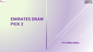 emirates draw pick 2