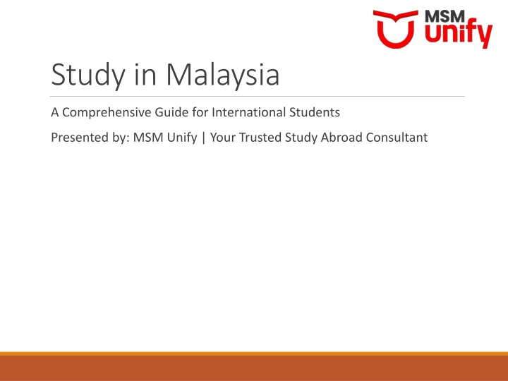 study in malaysia