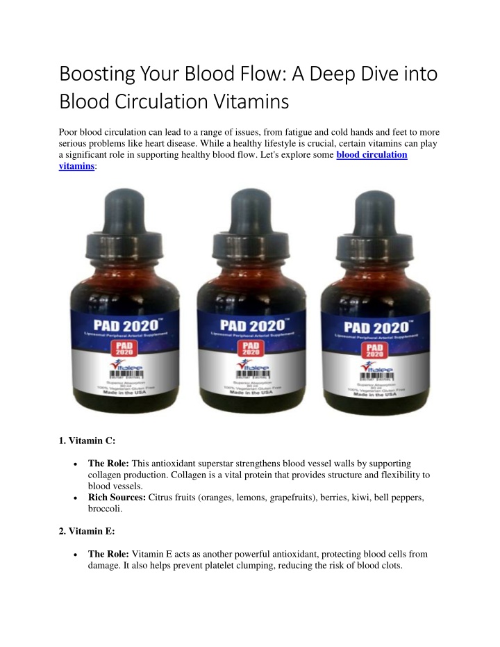 boosting your blood flow a deep dive into blood