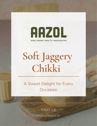 Soft Jaggery Chikki  A Sweet Delight for Every Occasion