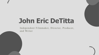 John Eric DeTitta - A Compassionate Guide From New York