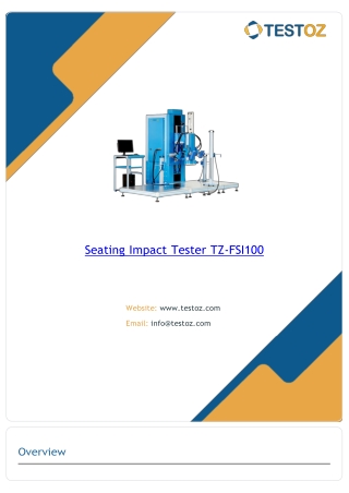 seating impact tester tz fsi100
