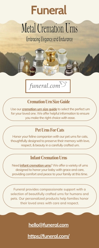 Cremation Urn Size Guide