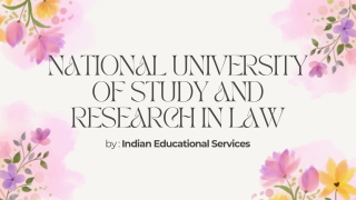national university of study and research in law