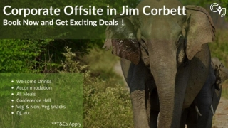 Book Your Corporate Offsite Venues in Jim Corbett with CYJ Events