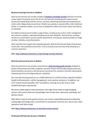 business concierge services in bedford