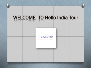 welcome to hello india tour
