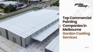 Top Commercial Painting Companies in Melbourne | Gordon Coating Services