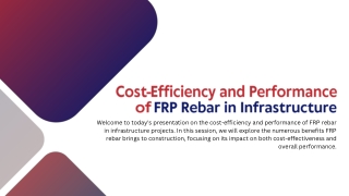 cost efficiency and performance of frp rebar