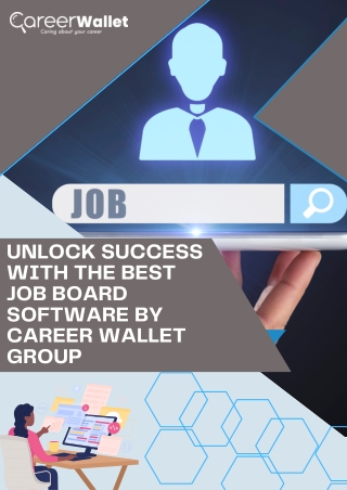 Unlock Success with the Best Job Board Software by Career Wallet Group