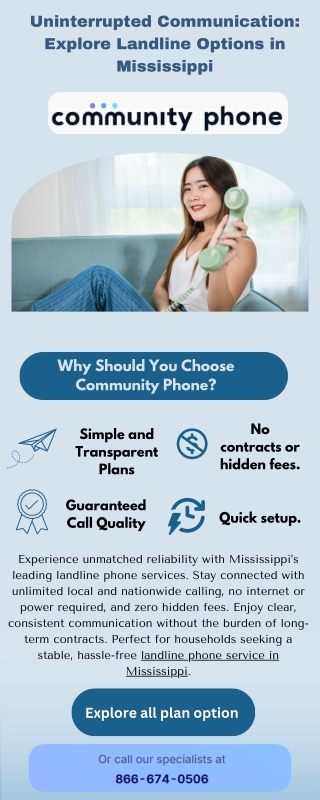 Landline Home Phones: Mississippi's Trusted Choice