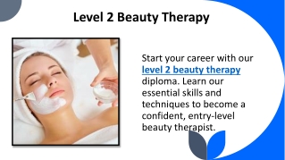 Level 2 Beauty Therapy