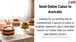 Send Online Cakes to Australia Fresh & delightful cakes –TheGiftPortal