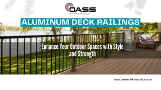 Aluminum Deck Railings: Durable Fencing Built for Canadian Weather