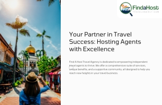 Your Partner in Travel Success Hosting Agents with Excellence