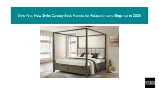 new year new style canopy beds frames for relaxation and elegance in 2025