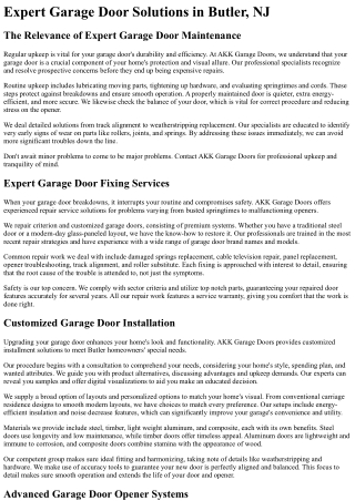 AKK Garage Doors