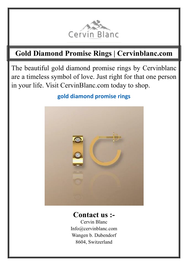 gold diamond promise rings cervinblanc com