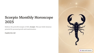 Scorpio Horoscope for 2025: Predictions for Love & Growth