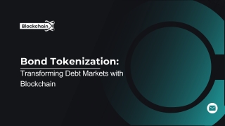 bond tokenization transforming debt markets with