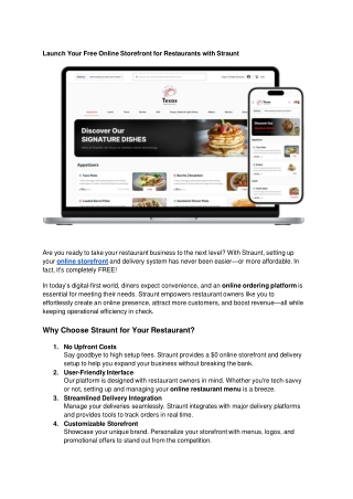 launch your free online storefront