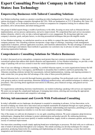 expert consulting provider company in the united