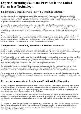 expert consulting solutions provider