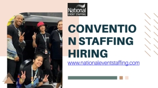 Convention Staffing Hiring - National Event Staffing