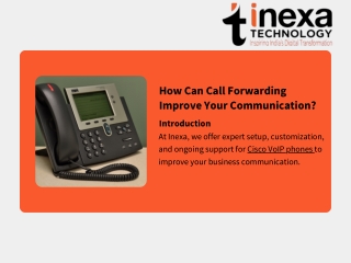 Cisco VoIP Phones for Seamless Communication | Inexa