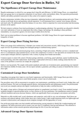 AKK Garage Doors
