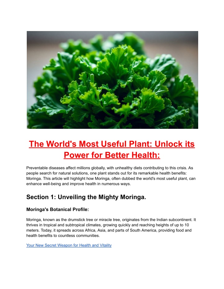 the world s most useful plant unlock its power