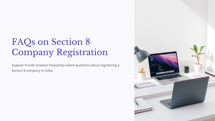 faqs on section 8 company registration