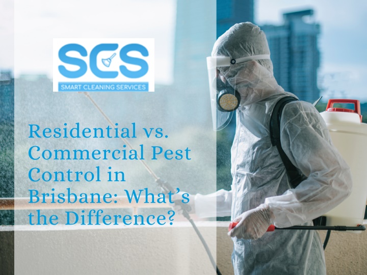 residential vs commercial pest control