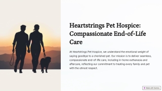 heartstrings pet hospice compassionate