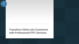 Transform Clicks into Customers with Professional PPC Services