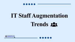 IT Staff Augmentation Trends