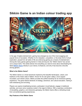 Sikkim Game (1)