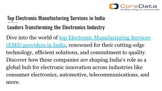 Top Hardware Design Companies in India Leading Innovation