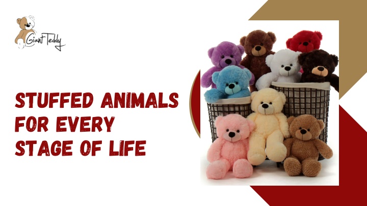 stuffed animals for every stage of life