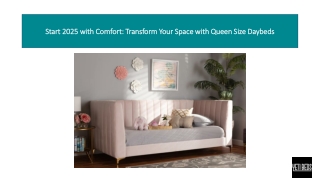 start 2025 with comfort transform your space with queen size daybeds