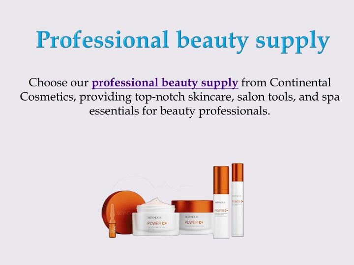 professional beauty supply