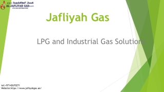 Reliable Gas Services and Solutions – Jafliyah Gas UAE