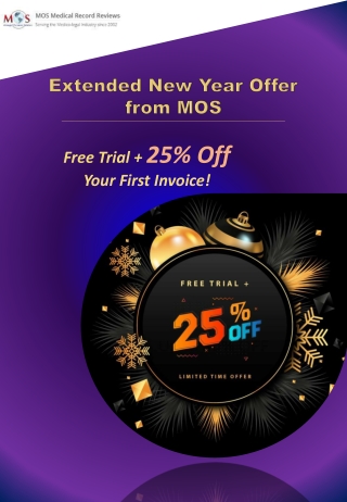 Extended New Year Offer from MOS