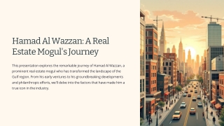 Hamad Al Wazzan A Real Estate Mogul's Journey