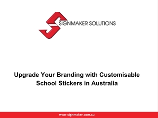 Upgrade Your Branding with Customisable School Stickers in Australia