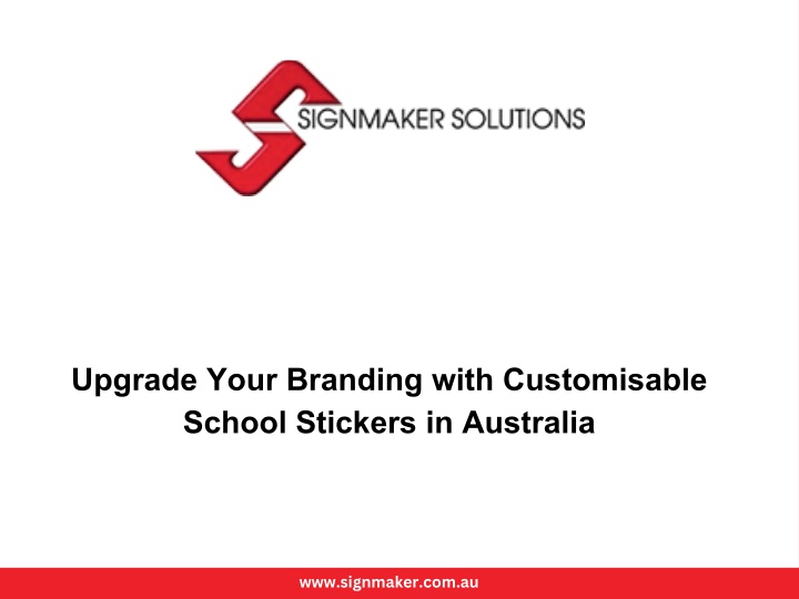 upgrade your branding with customisable school