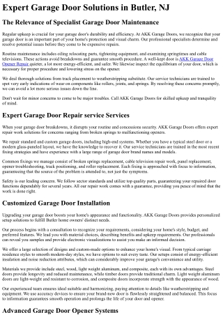 AKK Garage Doors