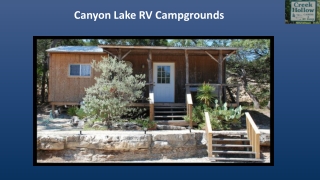 Canyon Lake RV Campgrounds