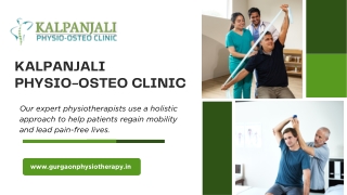 Heal Effectively with Kalpanjali Clinic Physiotherapy Treatments Gurgaon